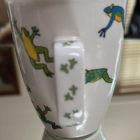 Dunoon Retro Mug Frog Footprints - Picture 3 of 6